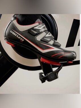 NWT Venzo Bicycle Men’s Road Cycling Riding Shoes Attachable Cleats 14 NIB